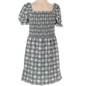 Ann Taylor Loft Outlet Green Pink White La Fleur Boho Knee Length Dress Size XSP